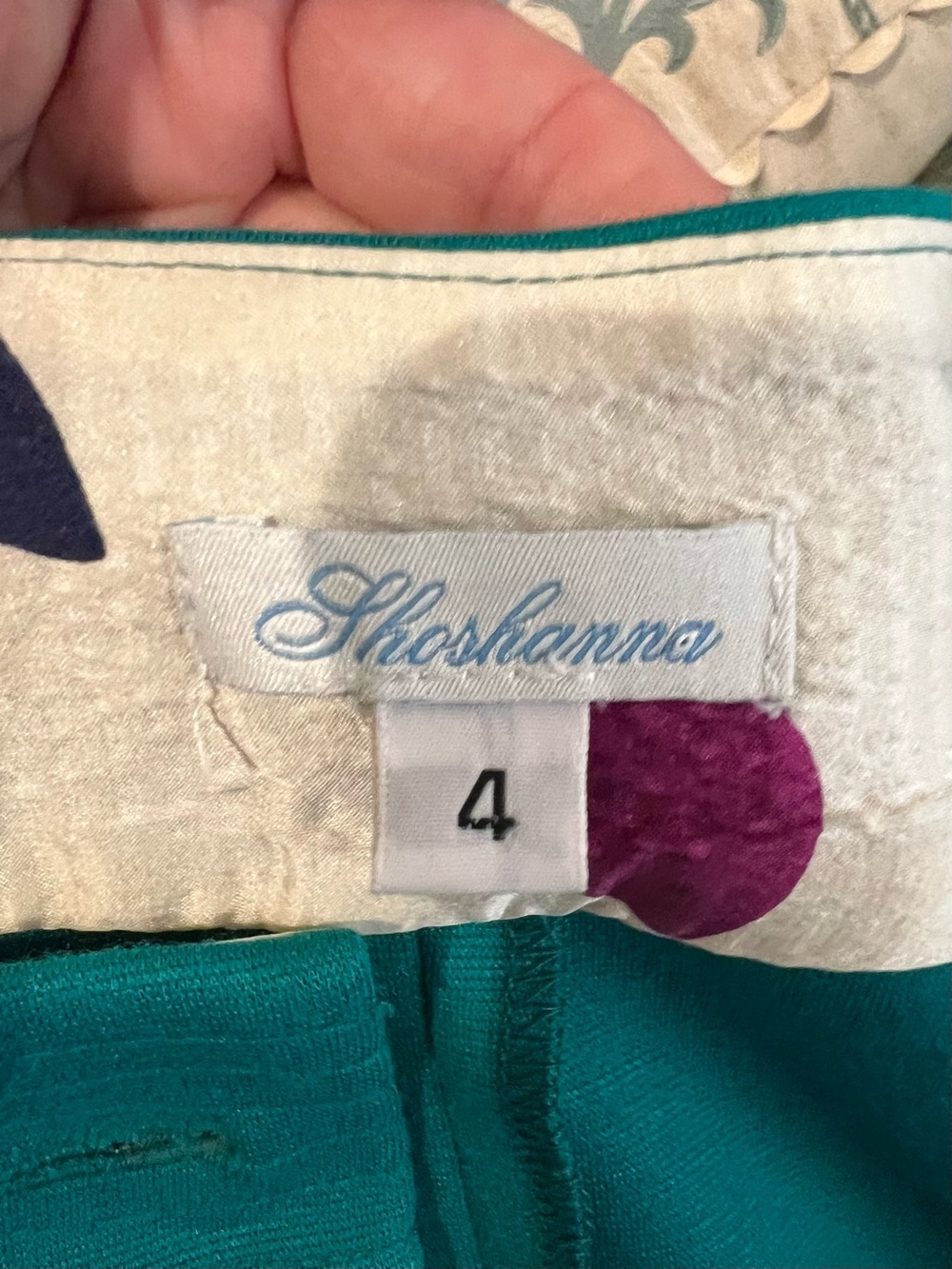 Teal Short Sleeve Button Front Shift Dress - Picture 11 of 12